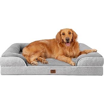 EHEYCIGA dog bed for extra-large dogs with bolsters